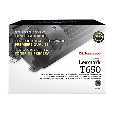 Office Depot® Remanufactured Black High Yield MICR Toner Cartridge Replacement For Lexmark™ T650, ODT650M