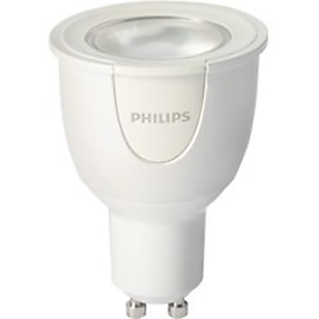 Philips Hue Ambiance GU10 Smart LED Light Bulb, 6.5 Watts, White/Color
