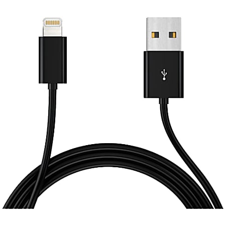 TAMO MFi Premium Lightning USB Cable - Black, 6ft