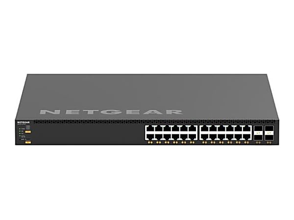 Netgear AV Line M4350-24X4V Ethernet Switch - 24 Ports - Manageable - 25 Gigabit Ethernet - 10GBase-X, 25GBas - XSM4328CVTAANES