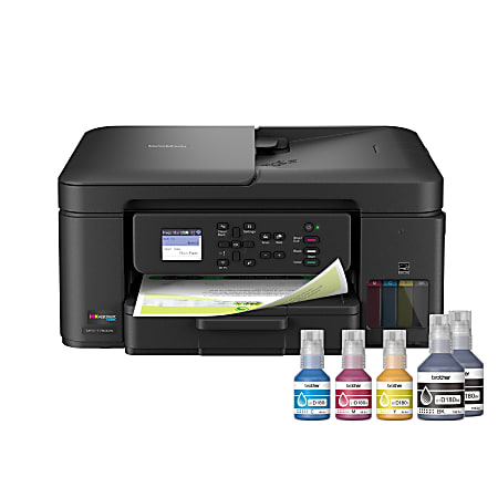 Brother INKvestment Tank MFC-T780DW Wireless Color Inkjet Printer, All-in-One Print/Scan/Copy, 3 Years of Ink In-Box(1), Best for home/small office