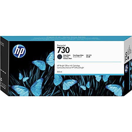 HP 730 Original Inkjet Ink Cartridge - Matte Black Pack - Inkjet