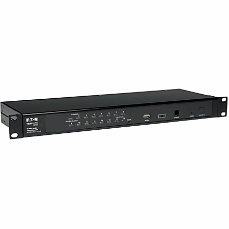 Tripp Lite 16-Port Rackmount KVM Switch w/ Built in IP and On Screen Display 1U - KVM switch - 16x KVM port(s) - B022U16IP