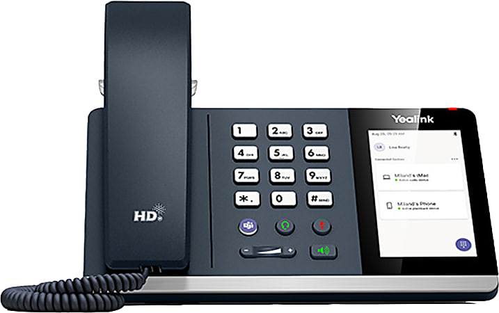 Yealink MP50 USB VoIP Phone Black - Office Depot