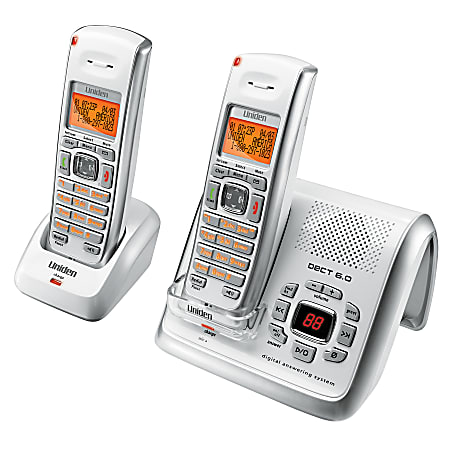 Uniden dect4086 with headset dect 6.0 2 line cordless phone system clearance