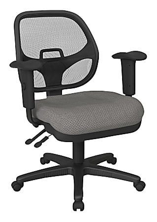 Office Star Ergonomic Mesh Task Chair With ProGrid Back Flint