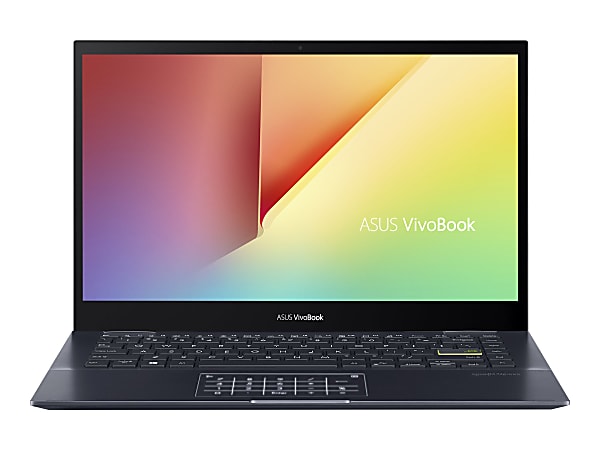 Asus VivoBook Flip 14 TM420 Laptop, 14" Touchscreen, AMD Ryzen 7, 8GB Memory, 512GB Solid State Drive, Bespoke Black, Windows® 10 Home