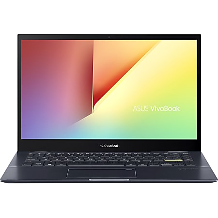 Asus VivoBook Flip 14 TM420 Laptop, 14" Touchscreen, AMD Ryzen 7, 8GB Memory, 512GB Solid State Drive, Bespoke Black, Windows® 10 Home