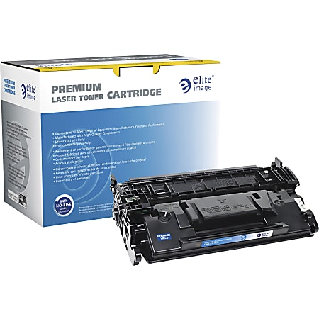 Elite Image Remanufactured Laser Toner Cartridge - Alternative for HP 26X - Black - 1 Each - 12000 Pages