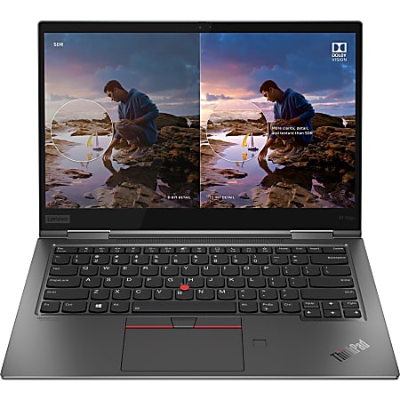 Lenovo ThinkPad X1 Yoga Gen 5 20UB000RUS 14" Touchscreen 2 in 1 Notebook - Intel Core i5-10210U - 8 GB RAM - 256 GB SSD - Iron Gray - Windows 10 Pro - Intel UHD Graphics