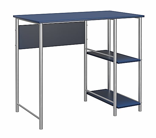 Ameriwood Home Meridian 36 in. Gray Student Computer Desk with 2-Shelves  DE73403 - The Home Depot