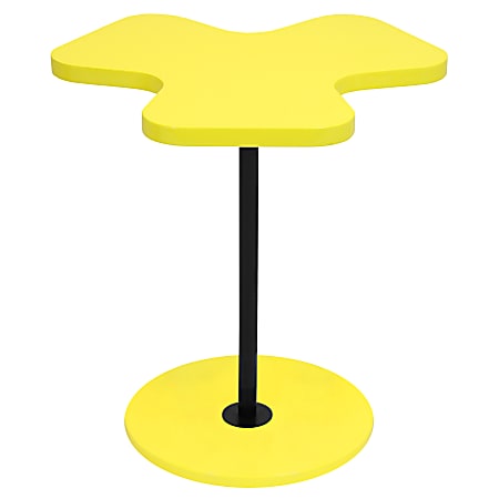 Lumisource Clover Side Table, Yellow/Black