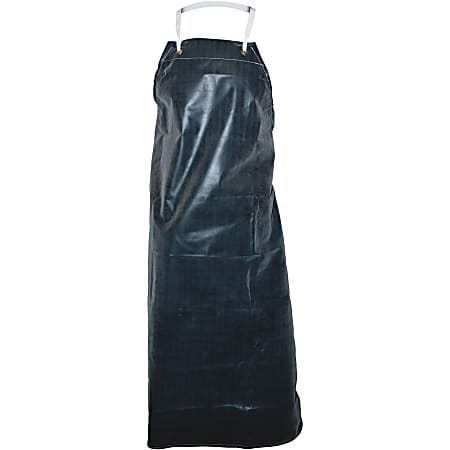 ProGuard Medium Weight Neoprene Apron - Neoprene - For Manufacturing, Food Service - Black - 12 / Carton
