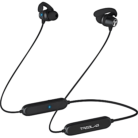 TREBLAB N8 -Magnetic Neckband Bluetooth Earphone - Black