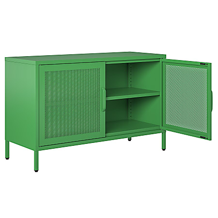 Novogratz Channing 40 W 2 Door Storage Cabinet Kelly Green - Office Depot