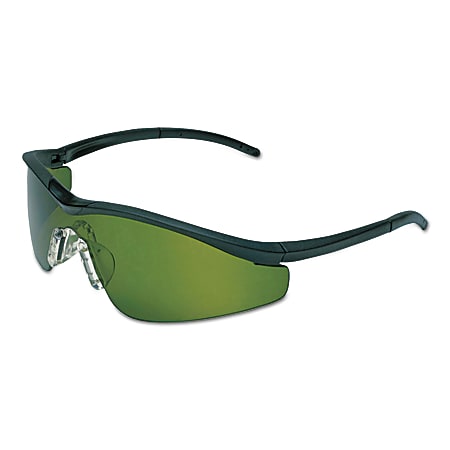 Triwear Protective Eyewear, Green/IR 3 Filter Lens, Duramass HC, Onyx Frame