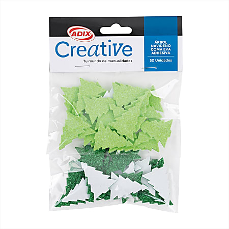 Creative Christmas Crafts, Foam Christmas Tree Cutouts