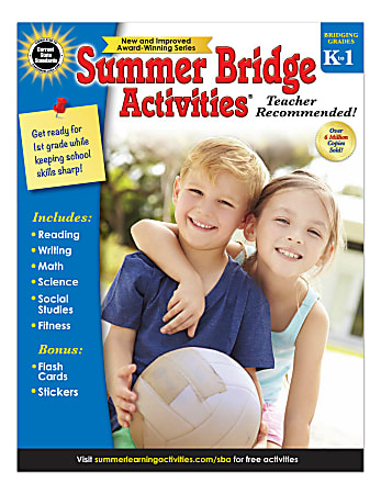 Carson-Dellosa Summer Bridge Activities Workbook, 2nd Edition, Grades K-1