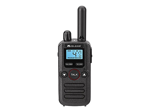 Midland BizTalk BR Series BR180X6BGC - Portable - two-way radio - UHF - 450 - 470 MHz - 4-channel (pack of 6)