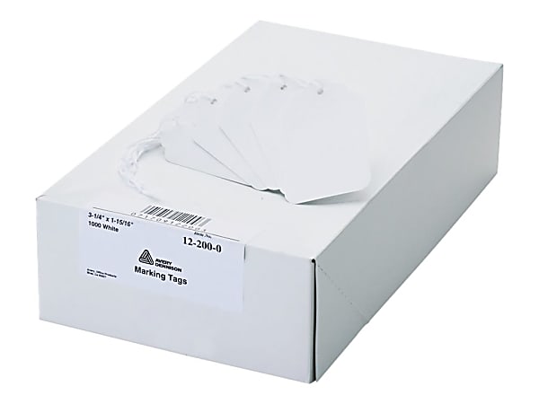 Avery® Marking Tags, 3 1/2" x 2", White, Pack Of 1,000