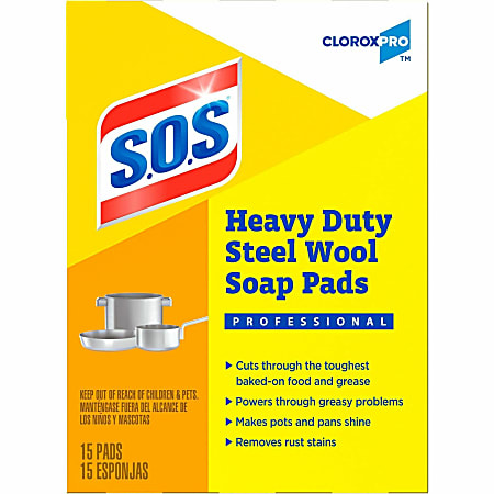 S.O.S Steal Wool Soap Pads - 4