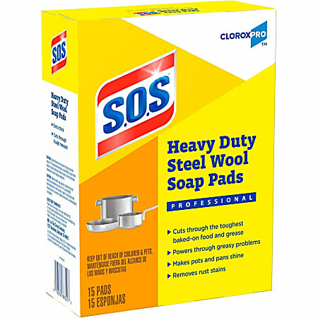 S.O.S Steal Wool Soap Pads - 4