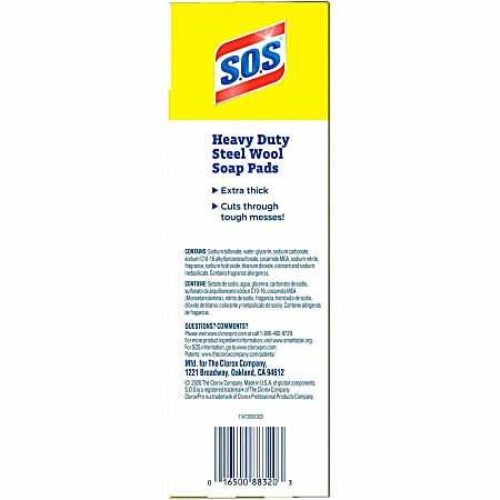 S.O.S Steal Wool Soap Pads - 4