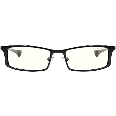 GUNNAR Blue Light Reading Glasses - Phenom, Onyx, Clear Tint, Pwr +1.00 - Onyx Frame/Clear Lens