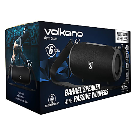 Volkano barrel series bluetooth speaker Clearance
