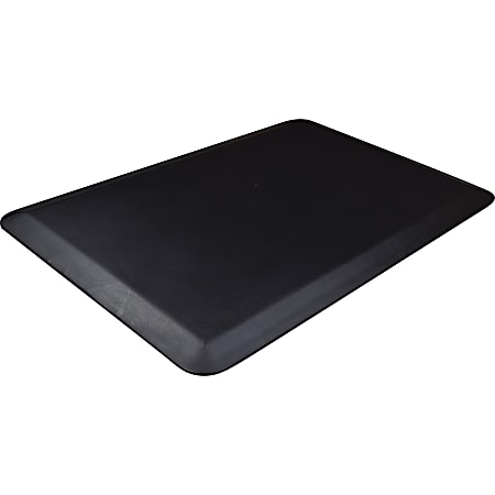 Deflecto Anti-Fatigue Floor Mat, 24"x 18", Black