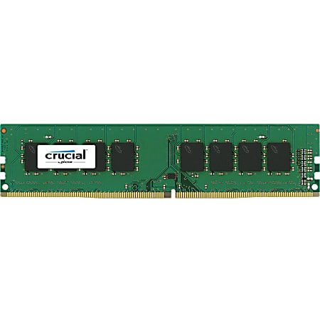 Crucial 8GB DDR4 PC4-17000 Unbuffered NON-ECC 1.2V - For Desktop PC - 8 GB - DDR4-2133/PC4-17000 DDR4 SDRAM - CL15 - 1.20 V - Non-ECC - Unbuffered