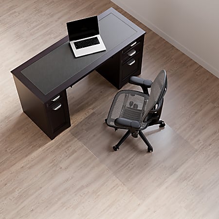 Pro Desk Office Chair Floor Mat Protector for Hard Wood Floors 48'' x 36'' New 