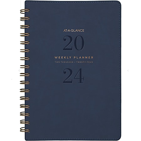 2024 2025 AT A GLANCE Contemporary 15 Month Monthly Planner 9 x 11 Slate  Blue January 2024 To March 2025 70250X20 - Office Depot