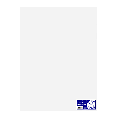 Royal Brites Dual Sided Dry Erase Poster Board 22 x 28 White - Office Depot