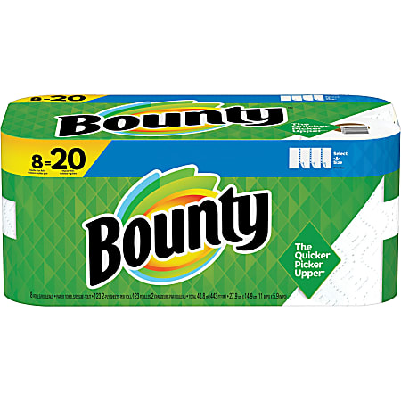 Bounty Select-A-Size Paper Towels - Towel - 8 / Pack