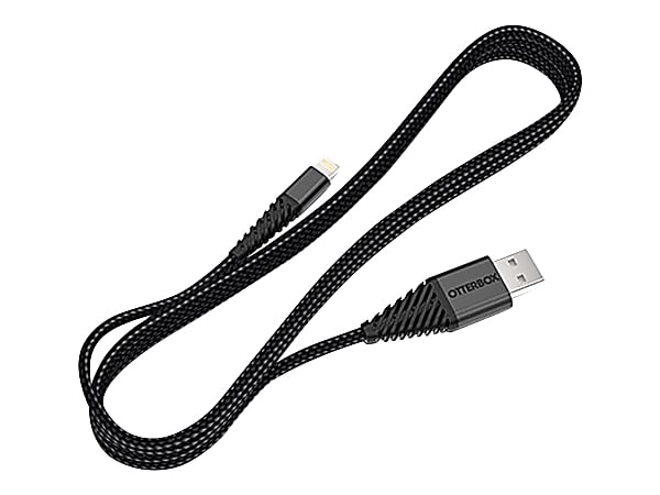 OtterBox - Lightning cable - USB male to Lightning male - 10 ft - black - for Apple iPad/iPhone/iPod (Lightning)