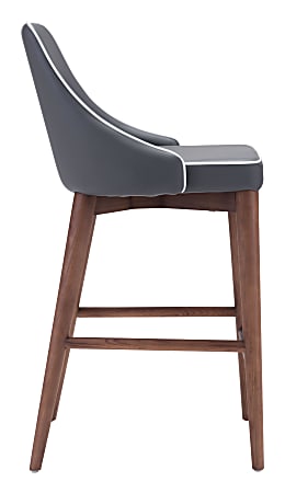 Zuo Modern Moor Counter Chair, Dark Gray