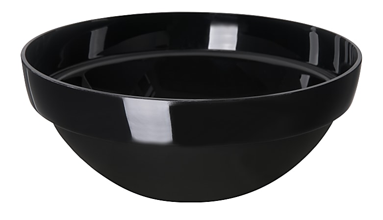 Carlisle Stack Bowls, 96 Oz, Black, Pack Of 4