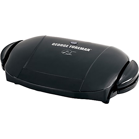 George Foreman 5 Serving Non Stick Grill And Panini 4 H x 12 12 W x 11 12 D  Red - Office Depot