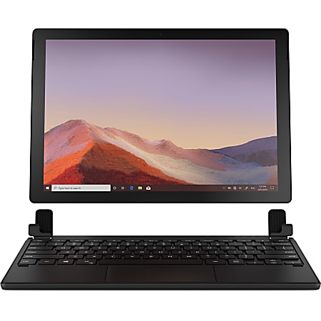 Brydge 12.3 Pro+ Keyboard - Wireless Connectivity - Bluetooth - English - QWERTY Layout - Tablet - TouchPad - Windows - Black