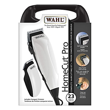 WAHL Homecut Pro Complete 23-Piece Haircutting Kit With Detailer And Carry Case