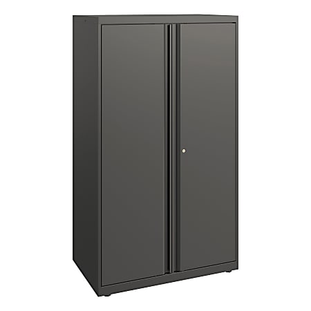 HON® Flagship Metal Modular Storage Cabinet, 52"H, Charcoal