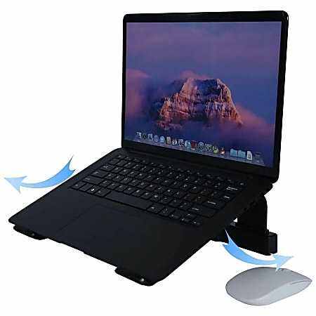 DAC Non-Skid Laptop Stand With 4-Port USB 3.0 Hub - 3 DAC Non-Skid Laptop Stand With 4-Port USB 3.0 Hub - 3