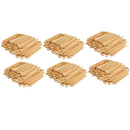 Teacher Created Resources STEM Basics Craft Sticks, 250 Sticks Per Pack, Set Of 6 Packs