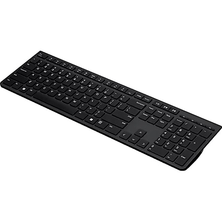 Lenovo Professional Wireless Rechargeable Keyboard -US English - Wireless Connectivity - Bluetooth - 2.40 GHz - 4Y41K04031