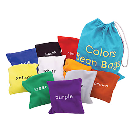 Learning Resources® Colors Bean Bags, Pack Of 10