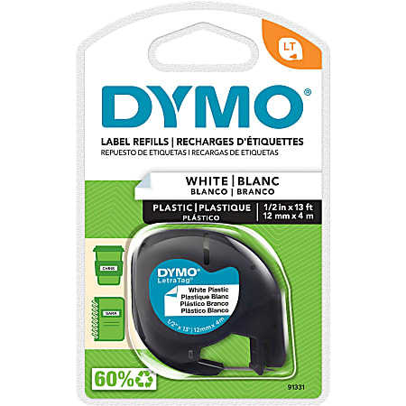 Compatible Dymo Ruban d'Étiquettes pour Dymo LetraTag Ruban