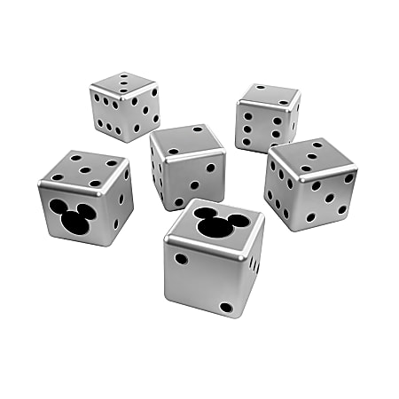 USAopoly Disney 100 Premium Dice Set Grades 3 To 12 Set Of 6