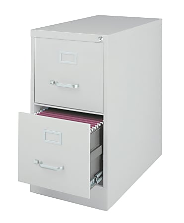 WorkPro® 26-1/2&quot;D Vertical 2-Drawer Letter-Size File