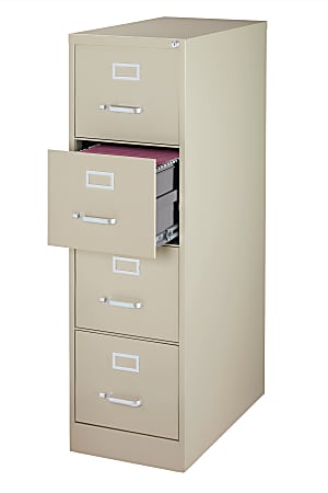 WorkPro® 26-1/2&quot;D Vertical 4-Drawer Letter-Size File